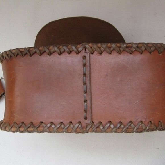 Handmade Leather Bag Crossbody Equestrian - Picture 3 of 8